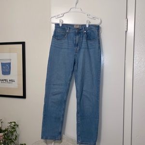 High waisted straight everlane jeans